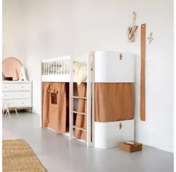 Lit Junior Mezzanine Mi-haut Mini+ Wood - Blanc/Chêne 14 Lit Junior Mezzanine Mi-haut Mini+ Wood - Blanc/Chêne -Magasin D'ameublement 041447 lit mezzanine junior wood mini chene oliver furniture 4 1264x1234