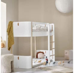 Lit Junior Mezzanine Mi-haut Mini+ Wood - Blanc/Chêne 16 Lit Junior Mezzanine Mi-haut Mini+ Wood - Blanc/Chêne -Magasin D'ameublement 041447 lit mezzanine junior wood mini chene oliver furniture 6 1264x1234