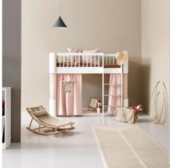 Lit Junior Mezzanine Mi-haut Mini+ Wood - Blanc/Chêne 17 Lit Junior Mezzanine Mi-haut Mini+ Wood - Blanc/Chêne -Magasin D'ameublement 041447 lit mezzanine junior wood mini chene oliver furniture 7 1264x1234