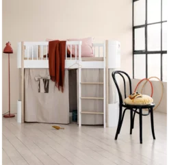 Lit Junior Mezzanine Mi-haut Mini+ Wood - Blanc/Chêne 19 Lit Junior Mezzanine Mi-haut Mini+ Wood - Blanc/Chêne -Magasin D'ameublement 041447 wood mini chene oliver furniture 7 1264x1234