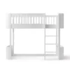 Lit Junior Mezzanine Mi-haut Mini+ Wood - Blanc -Magasin D'ameublement 041448 lit mezzanine junior wood mini blanc oliver furniture 1 1264x1234