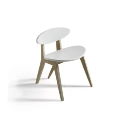 Magasin D'ameublement 35 Chaise Enfant PingPong - Blanc/Chêne
