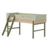 Lit Enfant Mi-hauteur échelle Inclinée Popsicle - Chêne/Kiwi 1 Lit Enfant Mi-hauteur échelle Inclinée Popsicle - Chêne/Kiwi -Magasin D'ameublement 80 24302 31 lit mi hauteur echelle kiwi popsicle flexa 1 1264x1234