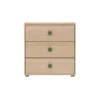 Commode 3 Tiroirs Popsicle - Chêne/Kiwi -Magasin D'ameublement 81 30301 31 commode kiwi popsicle flexa 2 1264x1234