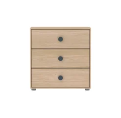 Commode 3 Tiroirs Popsicle - ChĂȘne/Blueberry