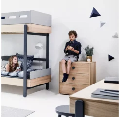 Commode 3 Tiroirs Popsicle - Chêne/Blueberry -Magasin D'ameublement 81 30301 32 commode blueberry popsicle flexa 5 1264x1234