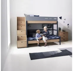 Commode 3 Tiroirs Popsicle - Chêne/Blueberry -Magasin D'ameublement 81 30301 32 commode blueberry popsicle flexa 7 1264x1234