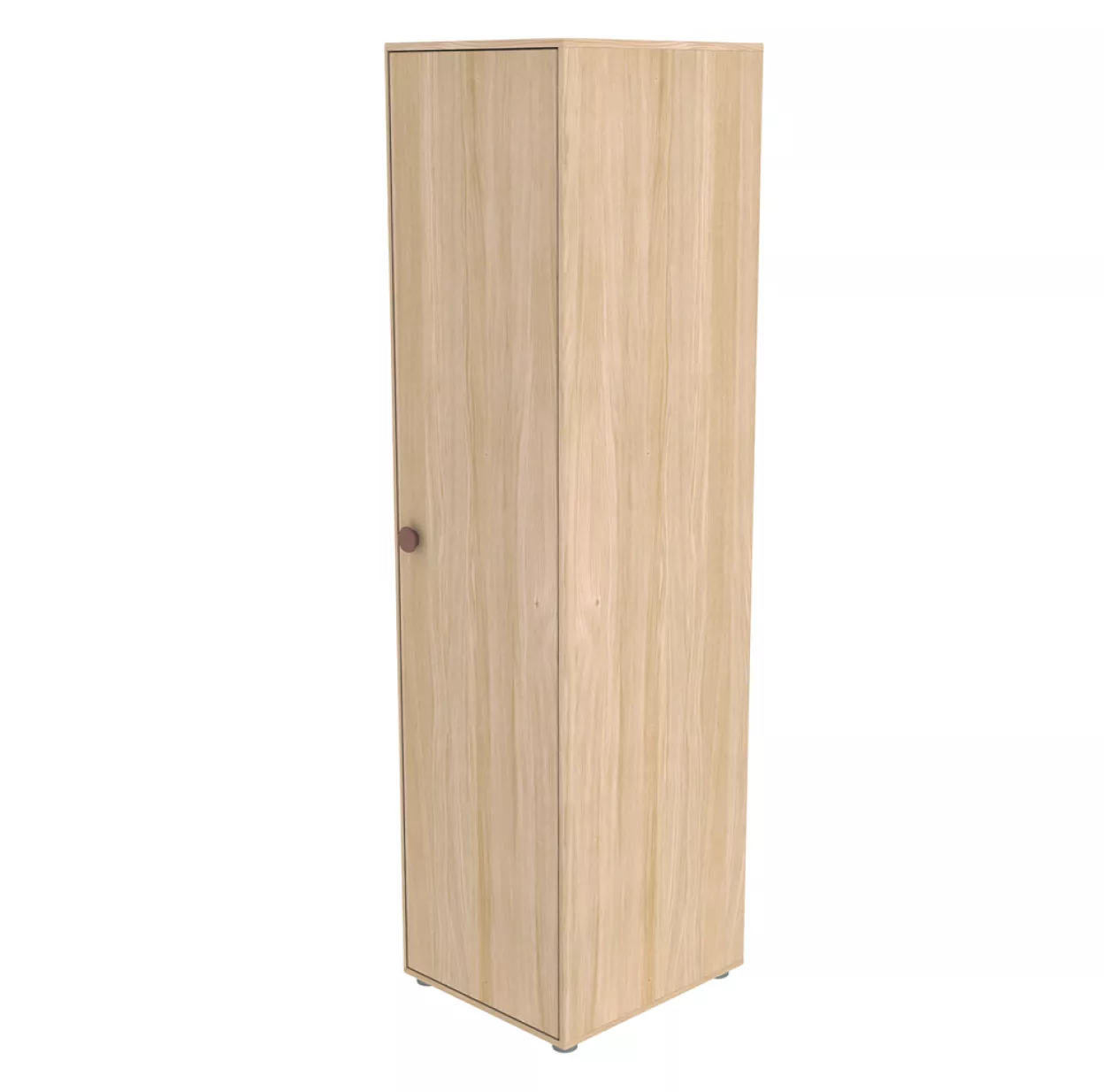 Armoire Haute Simple Popsicle - Chêne/Cherry 4 Armoire Haute Simple Popsicle - Chêne/Cherry – Image 2