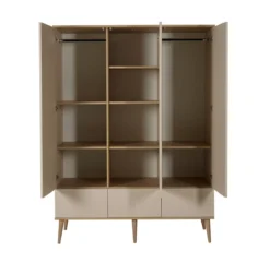 Armoire 3 Portes Flow XL - Argile / Chêne 8 Armoire 3 Portes Flow XL - Argile / Chêne -Magasin D'ameublement armoire 3 portes flow argile chene quax 3 1264x1234