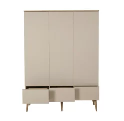 Armoire 3 Portes Flow XL - Argile / Chêne 9 Armoire 3 Portes Flow XL - Argile / Chêne -Magasin D'ameublement armoire 3 portes flow argile chene quax 4 1264x1234