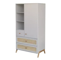 Armoire En Cèdre Et Rotin Marélia - Lune 9 Armoire En Cèdre Et Rotin Marélia - Lune -Magasin D'ameublement armoire bois rotin marelia gris perle theo 4 1264x1234