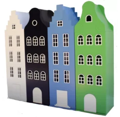 Armoire Maison Amsterdam Cloche - Blanc -Magasin D'ameublement armoire maison amsterdam kast van een huis 5 1264x1234