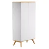 VOX Armoire 2 Portes Nature - Blanc