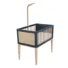 Berceau Bois Et Cannage Rotin Nami - Noir 2 Berceau Bois Et Cannage Rotin Nami - Noir -Magasin D'ameublement berceau cododo cannage anthracite nami theo 1 1264x1234