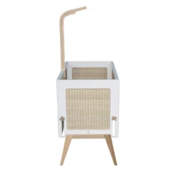 Berceau Cododo Cèdre Et Rotin Marélia - Lune -Magasin D'ameublement berceau cododo rotin perle marelia theo 3 1264x1234