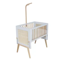 Berceau Cododo Cèdre Et Rotin Marélia - Lune -Magasin D'ameublement berceau cododo rotin perle marelia theo 6 1264x1234