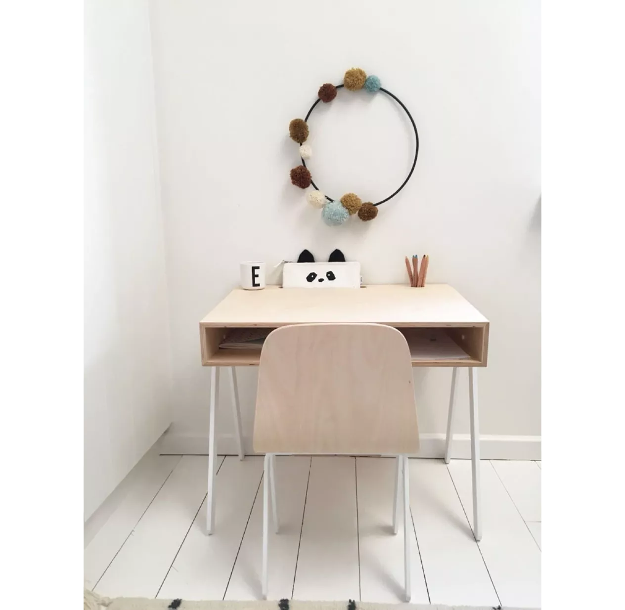 Bureau Et Chaise Enfant 2-6 Ans - Blanc 11 Bureau Et Chaise Enfant 2-6 Ans - Blanc – Image 9