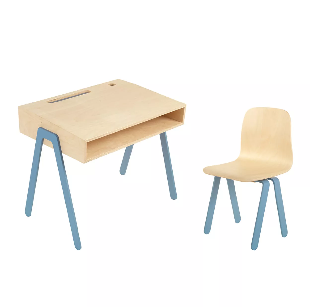 Bureau Et Chaise Enfant 2-6 Ans - Bleu 3 Bureau Et Chaise Enfant 2-6 Ans - Bleu