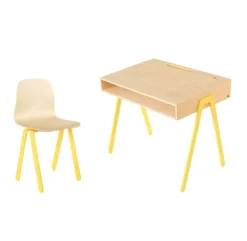 Bureau Et Chaise Junior 7-10 Ans - Jaune