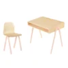 Bureau Et Chaise Junior 7-10 Ans - Rose Poudré -Magasin D'ameublement bureau junior et chaise in2wood rose 0 1264x1234