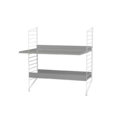 Bureau Mural évolutif 80 X 85 Cm - Gris