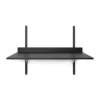 Ferm LIVING Bureau Mural Sector - Noir/Laiton -Magasin D'ameublement bureau sector frene noir laiton ferm living 1 1264x1234