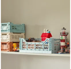 Hay Caisse Pliable Aykasa S - Bleu Glacier -Magasin D'ameublement caisse aykasa s ice blue hay 2 1264x1234