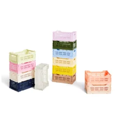 Hay Caisse Pliable Aykasa S - Bleu Clair -Magasin D'ameublement caisse pliable empilable aykasa hay small bleu clair 3 1264x1234