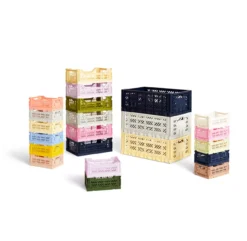 Hay Caisse Pliable Aykasa S - Bleu Clair -Magasin D'ameublement caisse pliable empilable aykasa hay small bleu clair 5 1264x1234