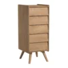 VOX Chiffonnier 5 Tiroirs Vintage - Chêne -Magasin D'ameublement chiffonnier vintage chene vox 1 1264x1234