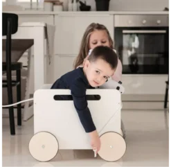 Coffre à Jouets Sur Roues Toy Chest - Blanc -Magasin D'ameublement coffre a jouets a roues ooh noo 5 1264x1234