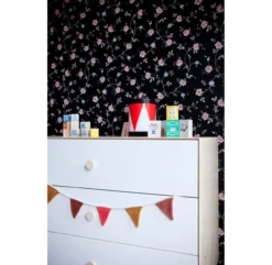 Commode Merlin Sparrow 3 Tiroirs - Blanc/Noyer -Magasin D'ameublement commode classic merlin 3 tiroirs bouleau 1 1264x1234 6