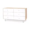 Commode Merlin Classic 6 Tiroirs - Blanc/Bouleau 1 Commode Merlin Classic 6 Tiroirs - Blanc/Bouleau -Magasin D'ameublement commode classic merlin 6 tiroirs oeuf nyc bouleau 1264x1234