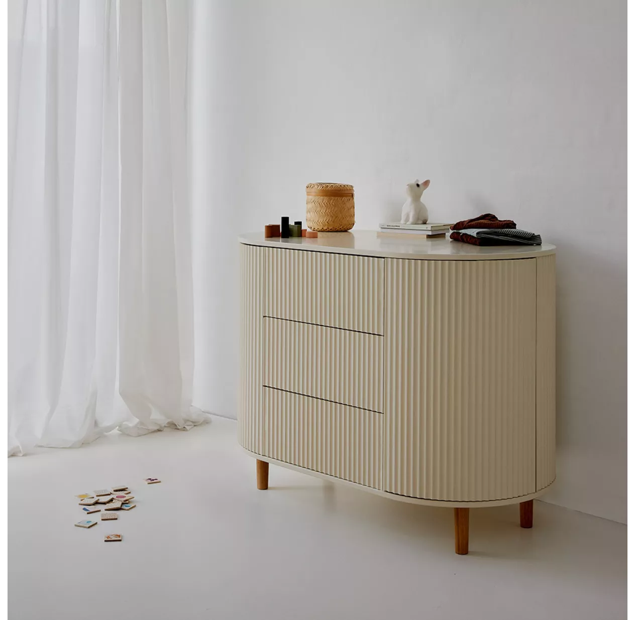 Commode KAI - Crème 4 Commode KAI - Crème – Image 2