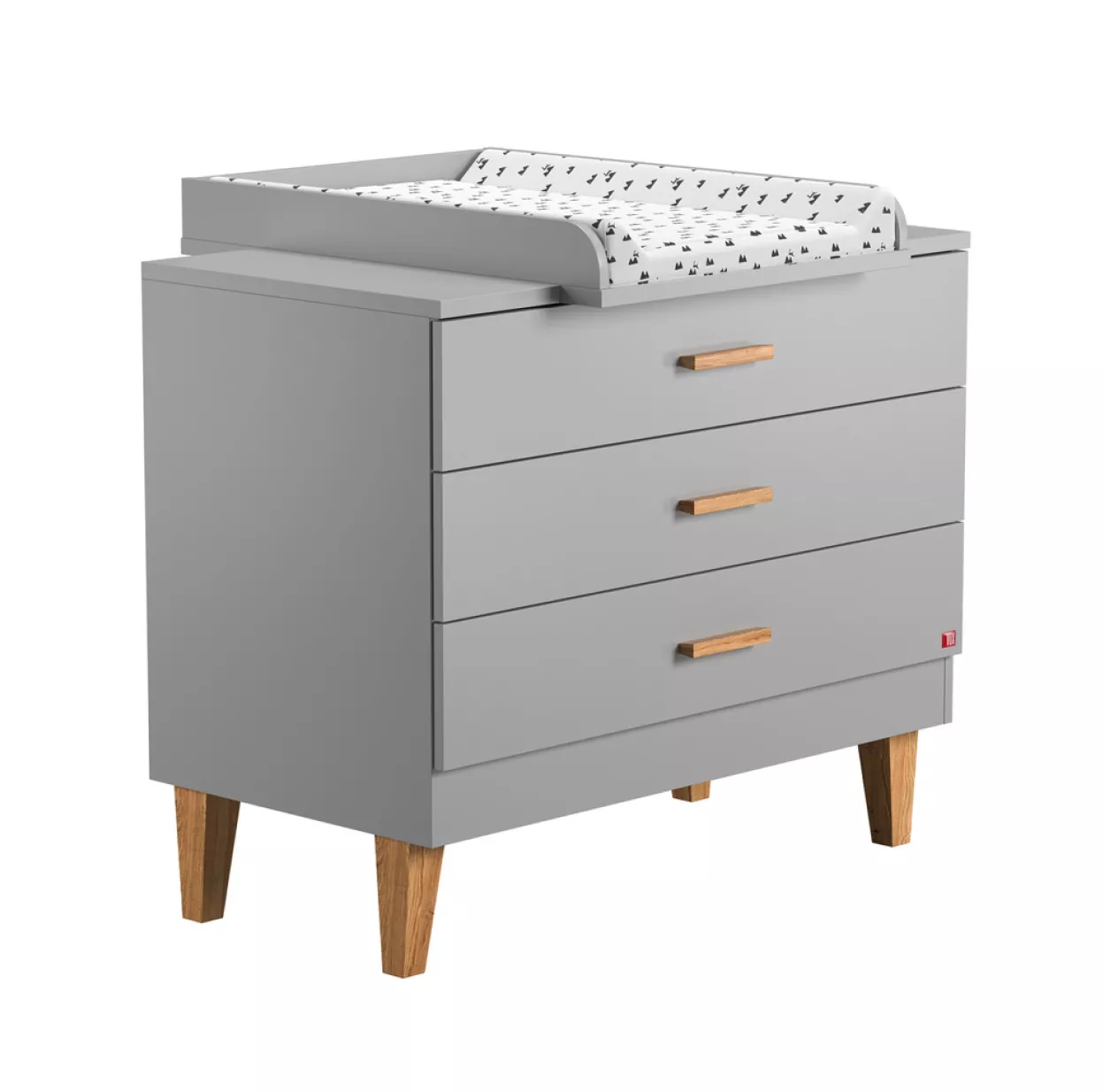 VOX Commode à Langer Lounge - Gris Clair 4 VOX Commode à Langer Lounge - Gris Clair – Image 2