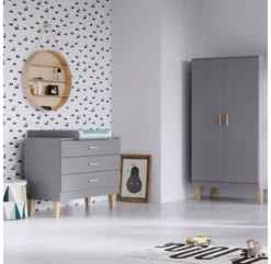 VOX Commode à Langer Lounge - Gris Clair 7 VOX Commode à Langer Lounge - Gris Clair -Magasin D'ameublement commode lounge grey vox 3 1264x1234