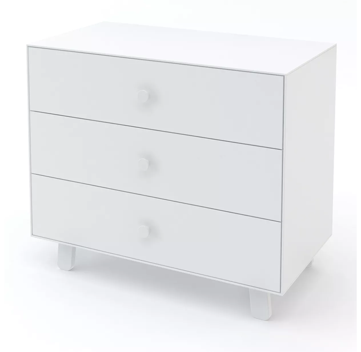 Commode Merlin Sparrow 3 Tiroirs - Blanc 4 Commode Merlin Sparrow 3 Tiroirs - Blanc – Image 2