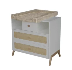 Commode Cèdre Et Rotin Marélia - Blanc 15 Commode Cèdre Et Rotin Marélia - Blanc -Magasin D'ameublement commode rotin marelia gris perle theo 6 1264x1234