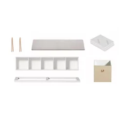 Banquette Wood - Blanc