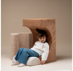 Trio De Poufs Rainbow En Velours Côtelé - Toffee -Magasin D'ameublement ensemble de poufs rainbow toffee wigiwama 5 1264x1234