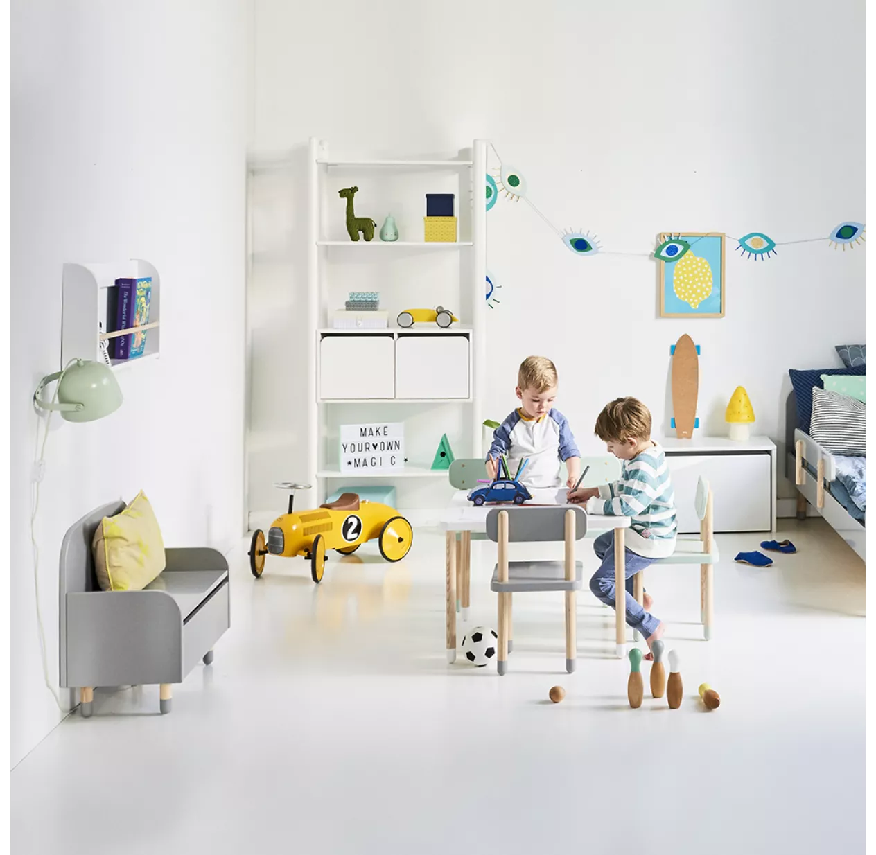 Etagère Murale à Livres - Blanc 5 Etagère Murale à Livres - Blanc – Image 3