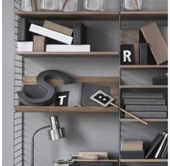 Etagère Pour Magazines - Noyer 5 Etagère Pour Magazines - Noyer -Magasin D'ameublement etagere bois magazine 58x30 78x30 walnut string 3 1264x1234