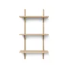 Ferm LIVING Etagère Sector Triple T/N - Chêne/Laiton -Magasin D'ameublement etagere sector triple small chene laiton ferm living 1 1264x1234