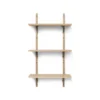 Ferm LIVING Etagère Sector Triple T/N - Chêne/Noir -Magasin D'ameublement etagere sector triple small chene laiton noir ferm living 1 1264x1234