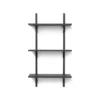 Ferm LIVING Etagère Sector Triple T/N - Noir -Magasin D'ameublement etagere sector triple small frene noir laiton noir ferm living 1 1264x1234