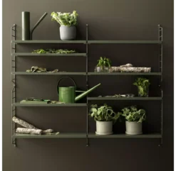 Etagère String Pocket - Sauge -Magasin D'ameublement etagere string pocket vert sauge string furniture 4 1264x1234