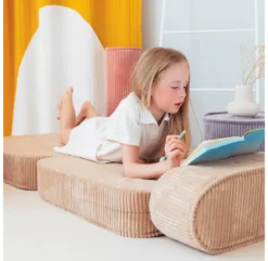 Fauteuil Flip Convertible En Velours Côtelé - Beige 10 Fauteuil Flip Convertible En Velours Côtelé - Beige -Magasin D'ameublement fauteuil flip lit d appoint velours cotele beige wigiwama 4 1264x1234