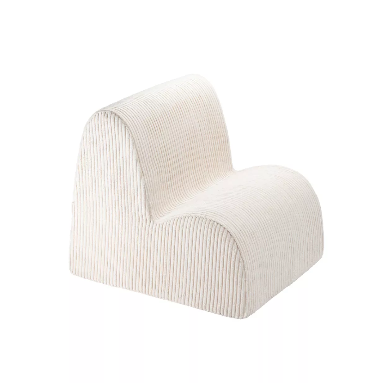 Fauteuil Cloud En Velours Côtelé - Ecru 3 Fauteuil Cloud En Velours Côtelé - Ecru