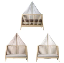 Lit Bébé Linea Leander - Chêne -Magasin D'ameublement fleche de lit linea leander 1264x1234
