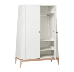 Leander Grande Armoire Luna - Blanc -Magasin D'ameublement grande armoire luna blanc leander 4 1264x1234